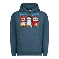 Pigment Midnight Navy baby ıt's cold outside Urban Hoodie - MaliasSmallBusiness
