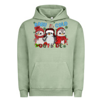 Pigment Oil Green baby ıt's cold outside Urban Hoodie - MaliasSmallBusiness