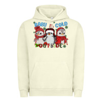 Pigment Pistachio baby ıt's cold outside Urban Hoodie - MaliasSmallBusiness
