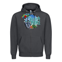 Smoke beach please Zipper Hoodie - SublimationCraftShop