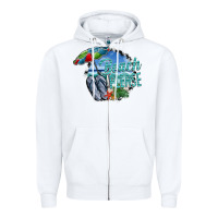 White beach please Zipper Hoodie - SublimationCraftShop