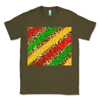 Army Green african colors leopard Classic Tee - Zillion Design Studio