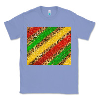 Colony Blue african colors leopard Classic Tee - Zillion Design Studio