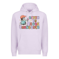 Lilac death by book hangover Premium Hoodie - MaliasSmallBusiness