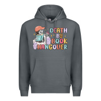Rock death by book hangover Premium Hoodie - MaliasSmallBusiness