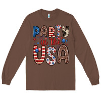 Chestnut party in the usa Long Sleeve Tee - Zillion Design Studio