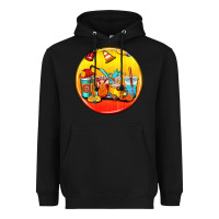 Black firefighter coasters Heavyweight Hoodie - AdoDesignShop