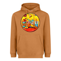 Meerkat firefighter coasters Heavyweight Hoodie - AdoDesignShop