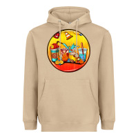 Mushroom firefighter coasters Heavyweight Hoodie - AdoDesignShop