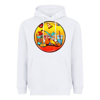 White firefighter coasters Heavyweight Hoodie - AdoDesignShop