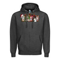 Charcoal Heather Faith Zipper Hoodie - CowhideDigitalArt