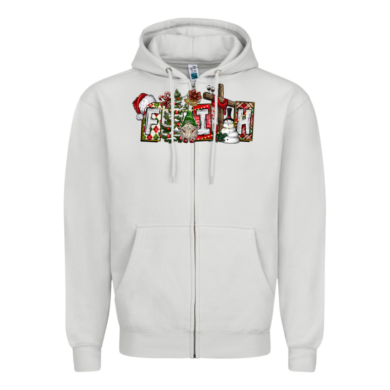 Faith Zipper Hoodie by CowhideDigitalArt | Teevron