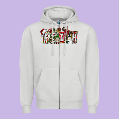 Faith Zipper Hoodie Designed By Cowhidedigitalart