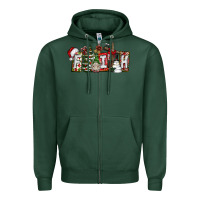 Sports Green Faith Zipper Hoodie - CowhideDigitalArt