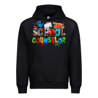 Black school counselor Urban Hoodie - NancyCooperArtShop
