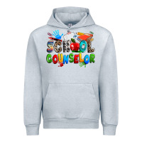 Heather Grey school counselor Urban Hoodie - NancyCooperArtShop