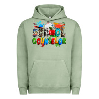 Pigment Oil Green school counselor Urban Hoodie - NancyCooperArtShop