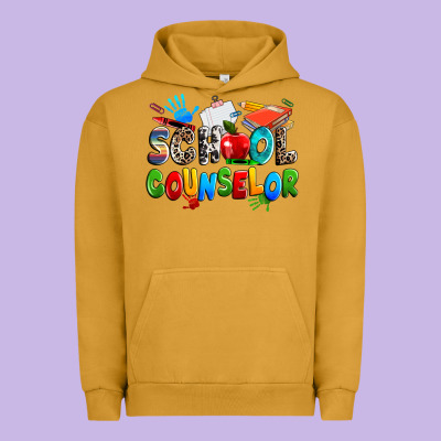 School Counselor Urban Hoodie Designed By Nancycooperartshop