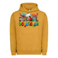 Pigment Peanut Butter school counselor Urban Hoodie - NancyCooperArtShop