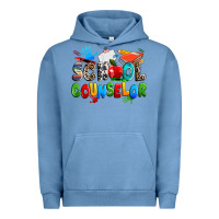 Pigment Pebble Blue school counselor Urban Hoodie - NancyCooperArtShop