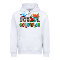 White school counselor Urban Hoodie - NancyCooperArtShop