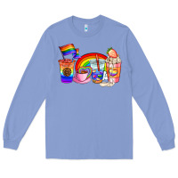Colony Blue pride coffee cups Long Sleeve Tee - AdoDesignShop