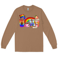 Toasted Coconut pride coffee cups Long Sleeve Tee - AdoDesignShop