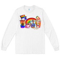 White pride coffee cups Long Sleeve Tee - AdoDesignShop