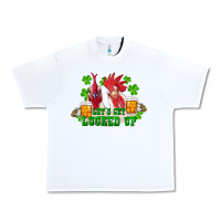 White st. patricks day roosters lets get lucked up Urban Heavy Tee - RanaPortraitStore
