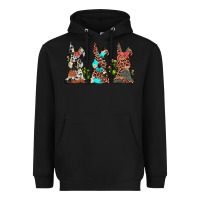 Black leopard cowhide turquoise cactus bunny's Heavyweight Hoodie - JahusDesignShop
