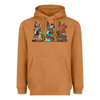 Meerkat leopard cowhide turquoise cactus bunny's Heavyweight Hoodie - JahusDesignShop