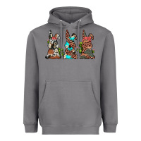 Storm leopard cowhide turquoise cactus bunny's Heavyweight Hoodie - JahusDesignShop