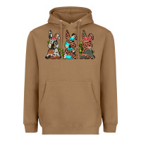 Toasted Coconut leopard cowhide turquoise cactus bunny's Heavyweight Hoodie - JahusDesignShop
