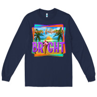 Navy your future is bright Long Sleeve Tee - texasbilliewilder