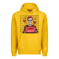 Lemon i steal hearts skeleton valentine's day Premium Hoodie - MaliasSmallBusiness