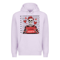 Lilac i steal hearts skeleton valentine's day Premium Hoodie - MaliasSmallBusiness