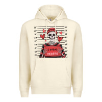 Sandshell i steal hearts skeleton valentine's day Premium Hoodie - MaliasSmallBusiness