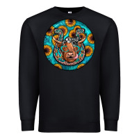 Black horseshoe circle Premium Sweatshirt - JahusDesignShop