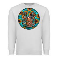 Dove Grey horseshoe circle Premium Sweatshirt - JahusDesignShop