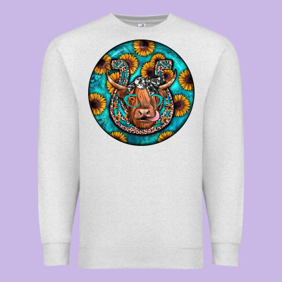 Horseshoe Circle Premium Sweatshirt Designed By Jahusdesignshop