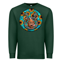 Sports Green horseshoe circle Premium Sweatshirt - JahusDesignShop