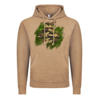 Vintage Coffee camouflage glitter patch Vintage Hoodie - AdoDesignShop