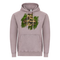 Vintage Zinc camouflage glitter patch Vintage Hoodie - AdoDesignShop