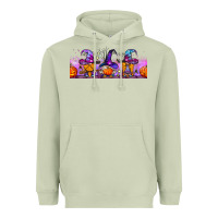 Matcha halloween witch gnomes libbey cup Heavyweight Hoodie - BundleAndBundleShop