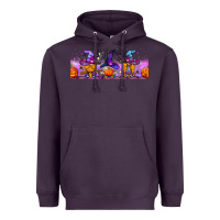 Plum halloween witch gnomes libbey cup Heavyweight Hoodie - BundleAndBundleShop