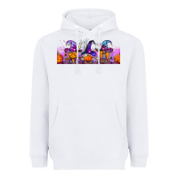 White halloween witch gnomes libbey cup Heavyweight Hoodie - BundleAndBundleShop