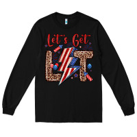Black let s get lit Long Sleeve Tee - Zillion Design Studio