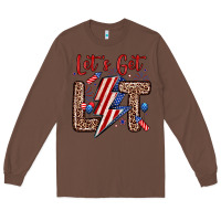 Chestnut let s get lit Long Sleeve Tee - Zillion Design Studio