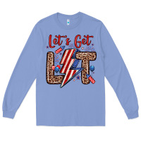 Colony Blue let s get lit Long Sleeve Tee - Zillion Design Studio