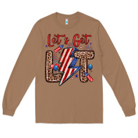 Toasted Coconut let s get lit Long Sleeve Tee - Zillion Design Studio